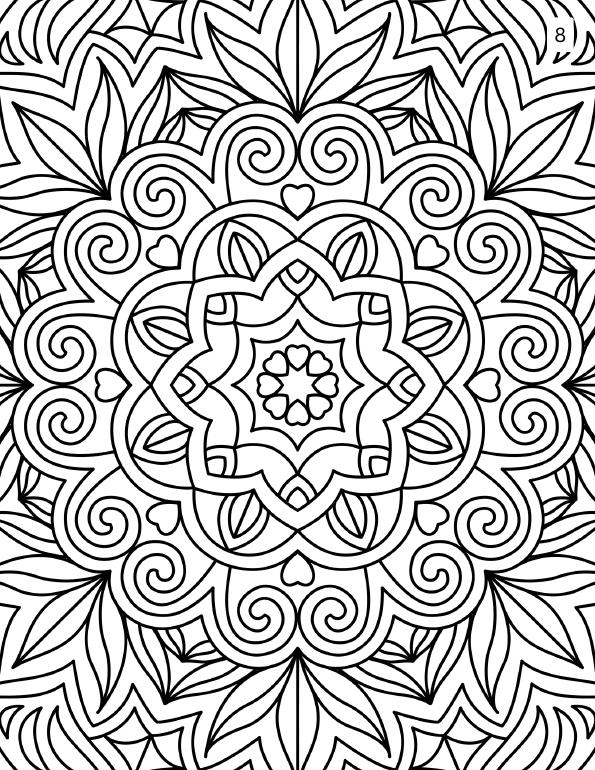 Preview of mandala coloring page 3