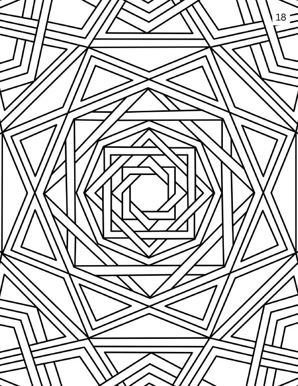 Preview of mandala coloring page 6