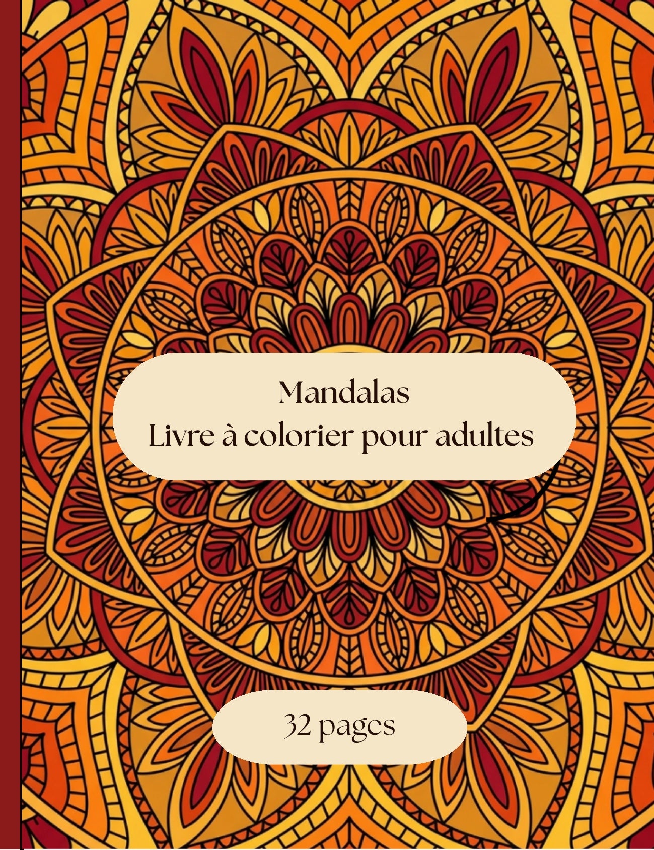 Mandala- Colorier pour adultes (version numérique)