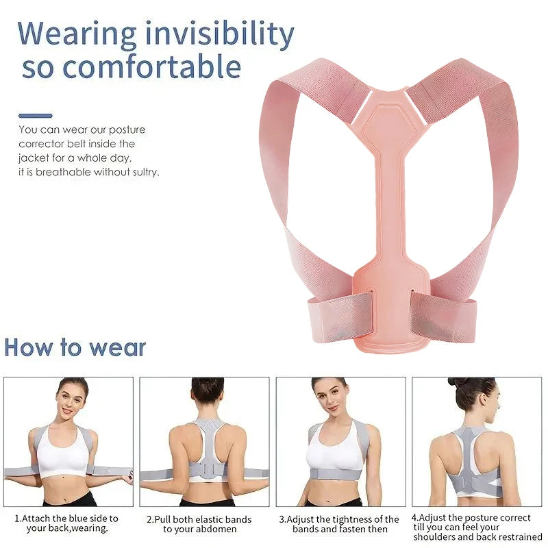Adjustable Posture Support Strap – Lightweight & Breathable