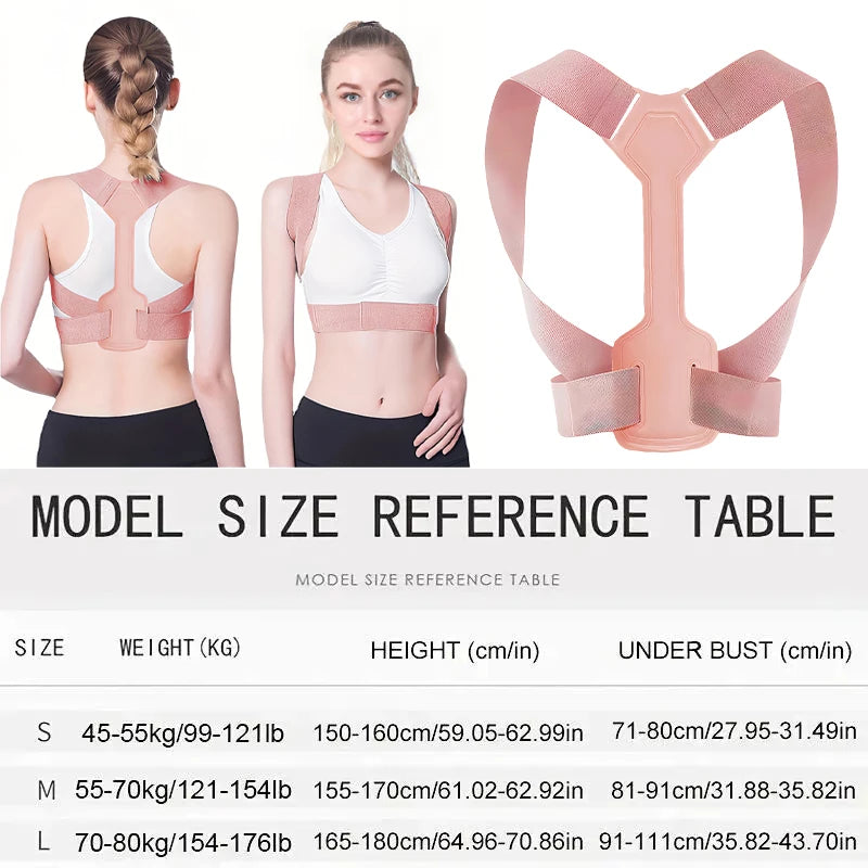 Adjustable Posture Support Strap – Lightweight & Breathable