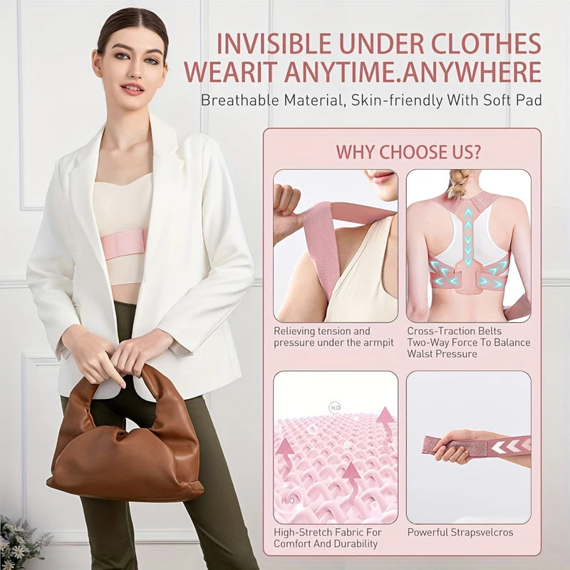 Adjustable Posture Support Strap – Lightweight & Breathable